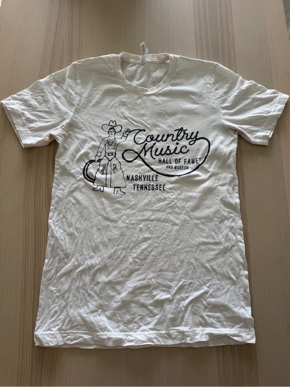 Country Music Hall of Fame Nashville Tennessee White Graphic Tee